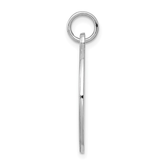 Sterling Silver Rhodium-plated Medical Jewelry Pendant