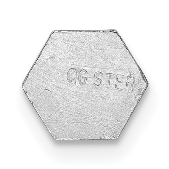 Sterling Silver Rhodium Enameled Attachable Emblem Medical Charm