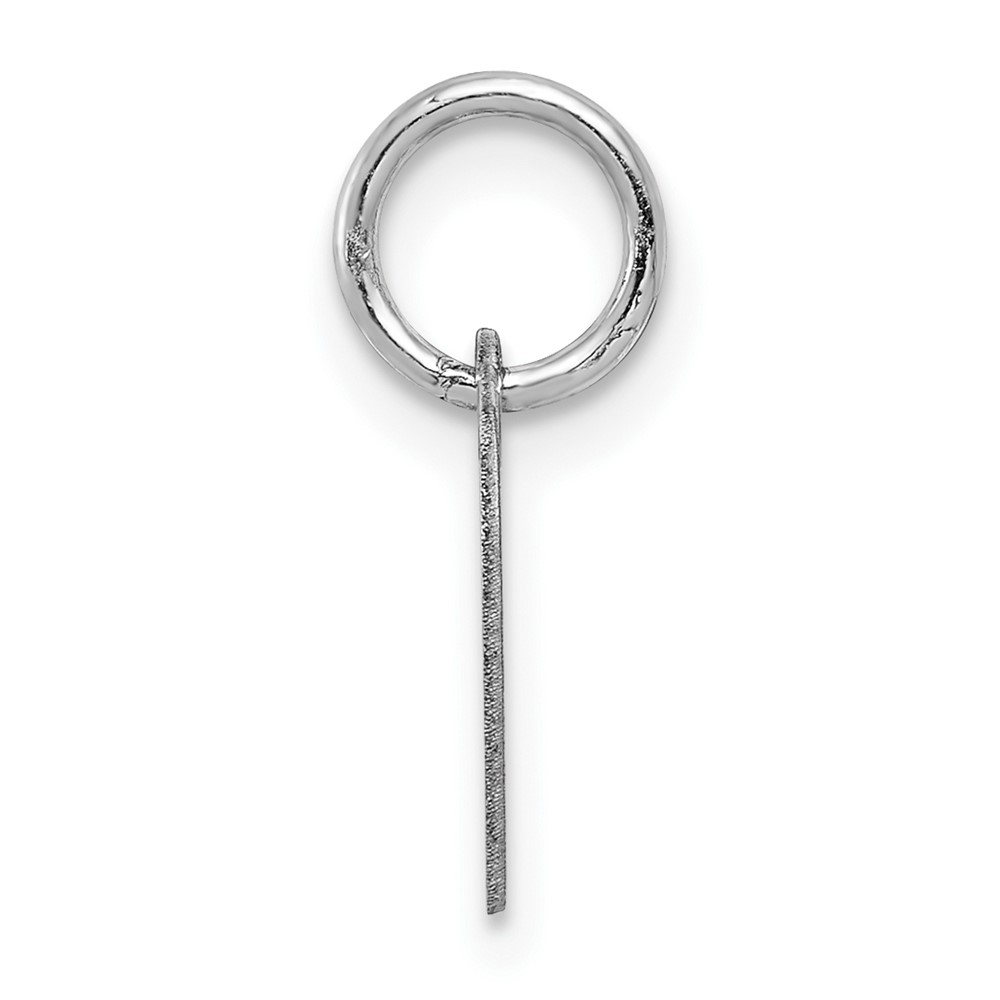 14k White Gold Plain .013 Gauge Engravable Heart Charm (XWM116/13)