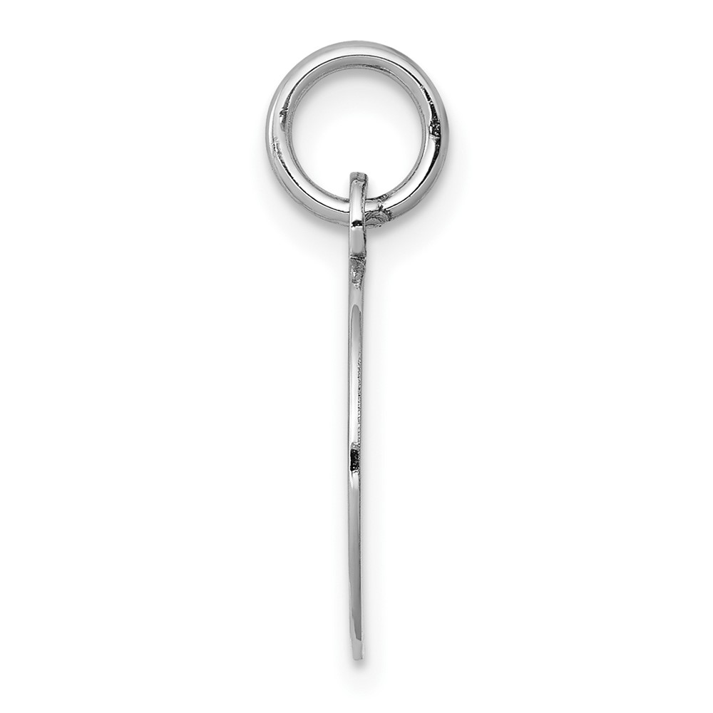14k White Gold Etched .009 Gauge Engraveable Round Disc Charm (XWM616/09)