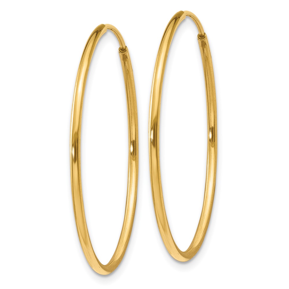 14k 1.25mm Endless Hoop Earring (XY1206)