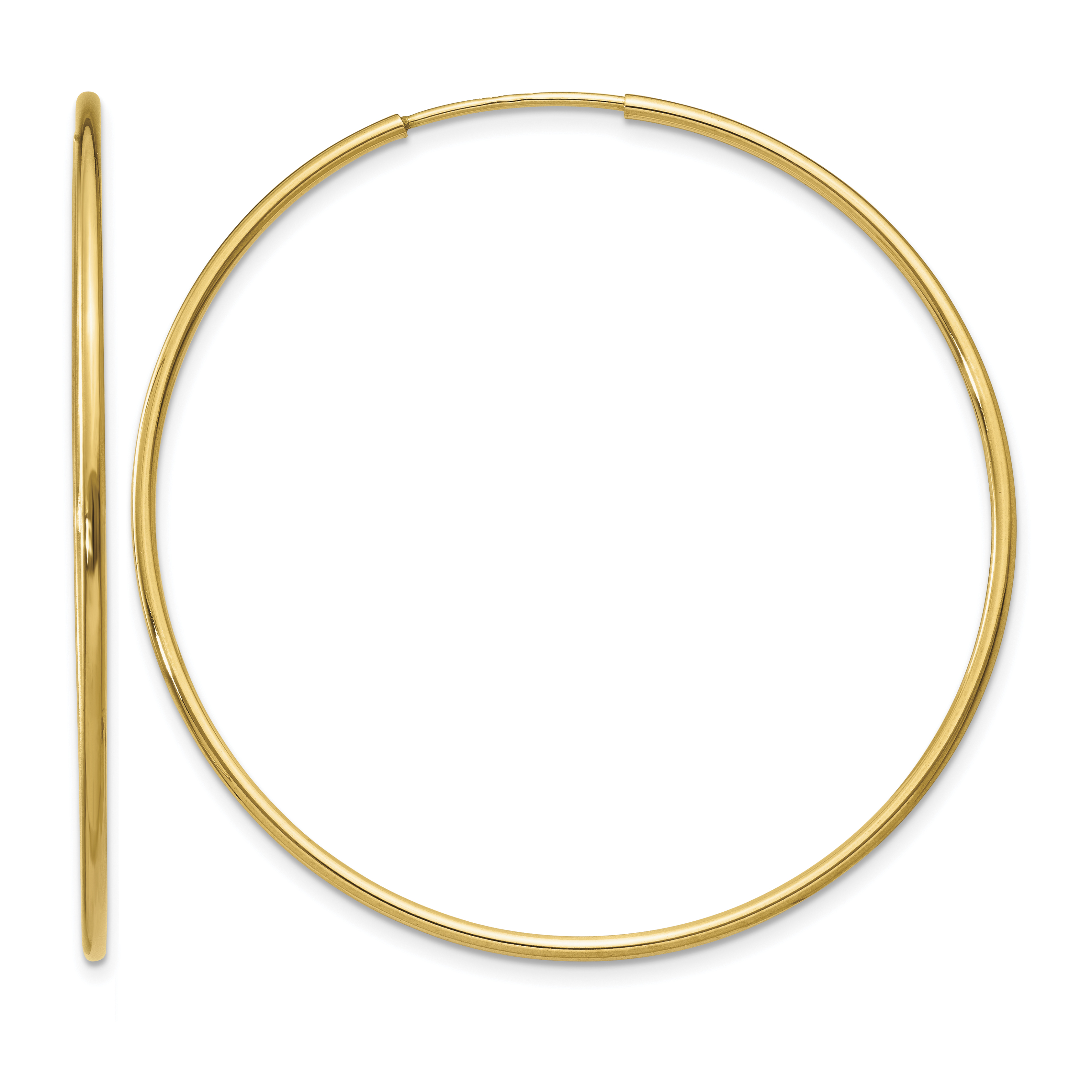 14k 1.25mm Endless Hoop Earring (XY1211)