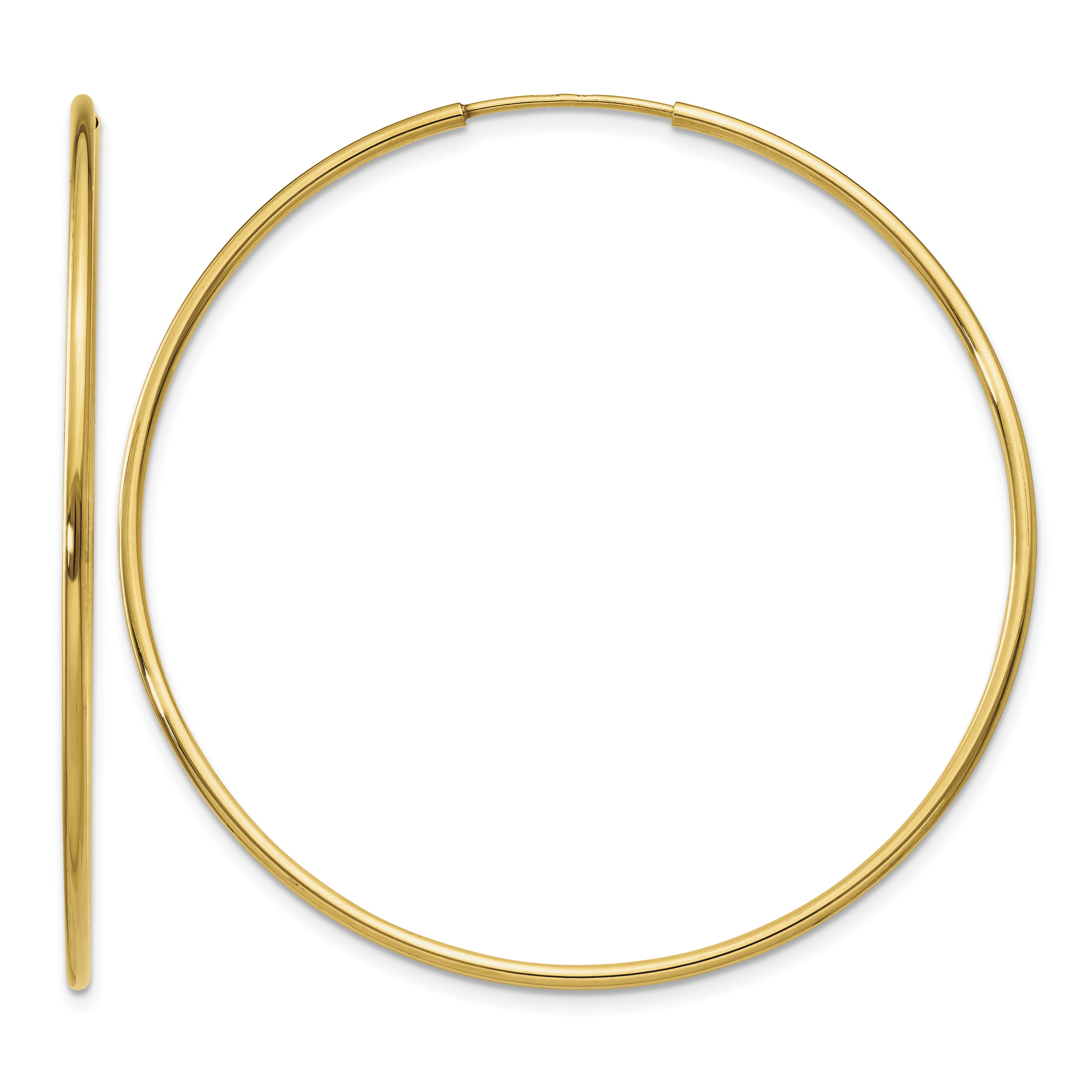 14k 1.25mm Endless Hoop Earring (XY1212)