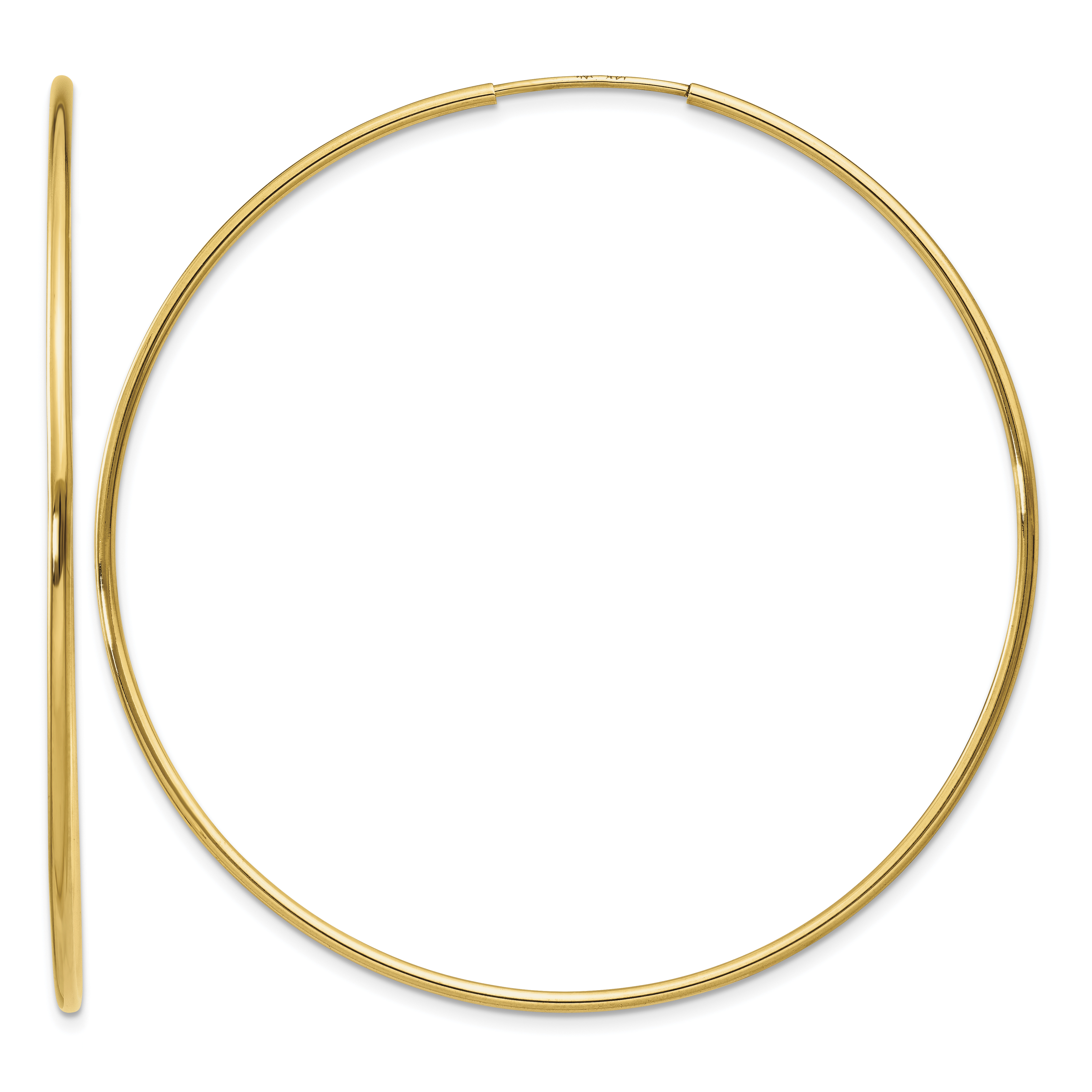 14k 1.25mm Endless Hoop Earring (XY1213)