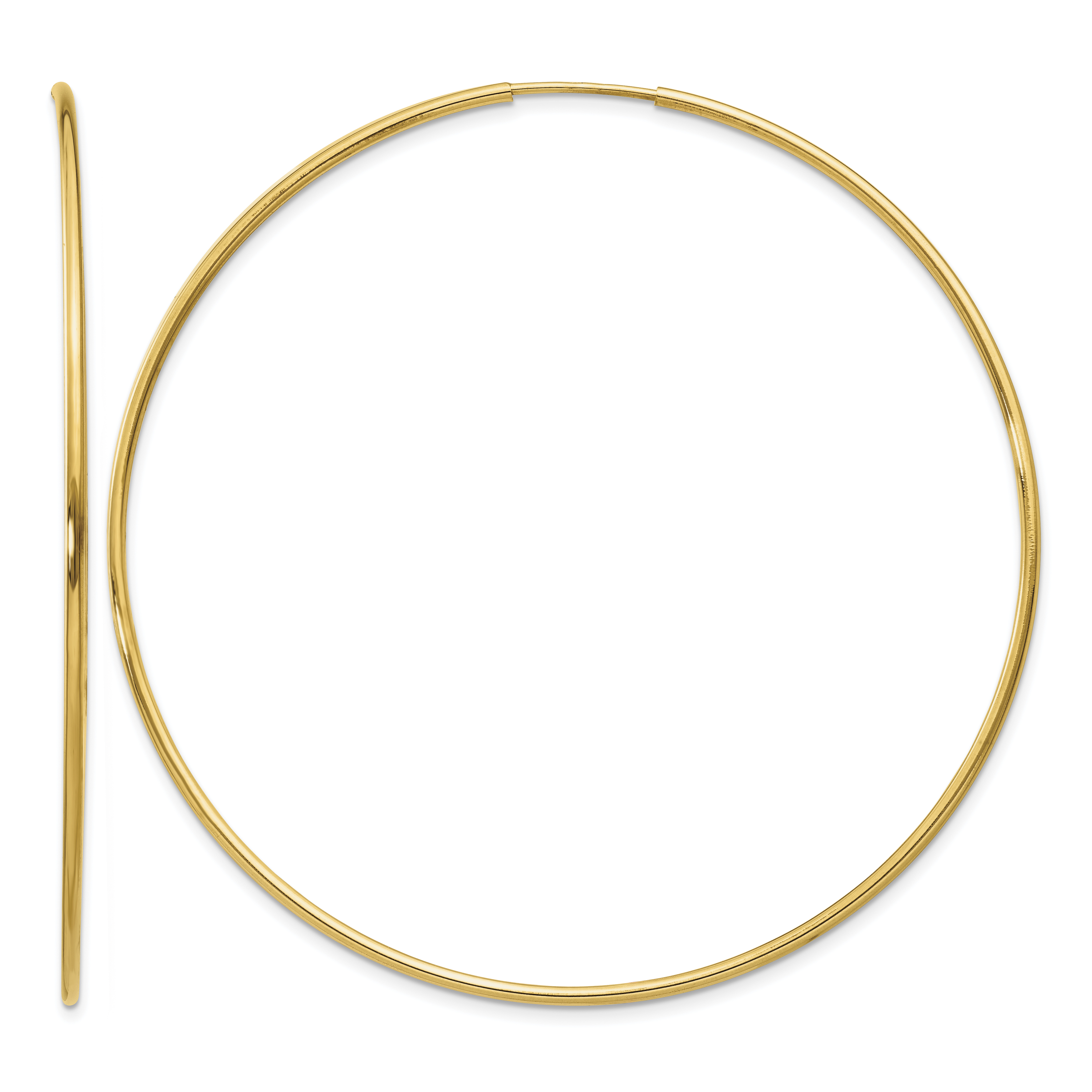 14k 1.25mm Endless Hoop Earring (XY1214)