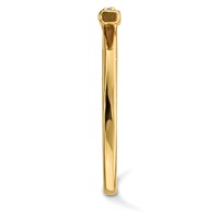 14K Yellow Gold 0.10 Carat Diamond Bar Ring view 3