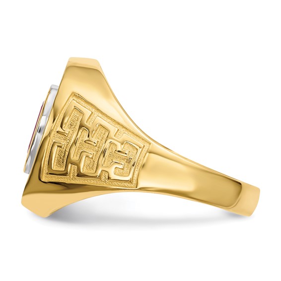 Gold Mens CZ Rings