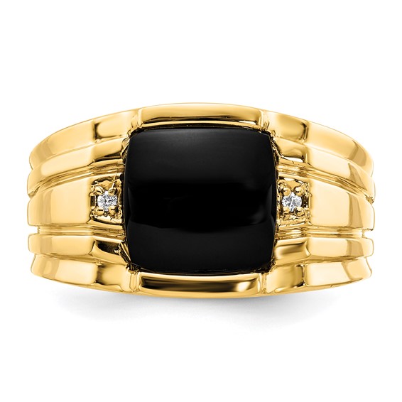 Men's Onyx & Diamond Rings