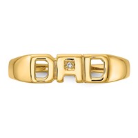 IB Goodman 14K VS Diamond Mens Dad Ring view 4