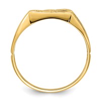 IB Goodman 14K Yellow Gold Aaa Diamond Mens Dad Ring view 2