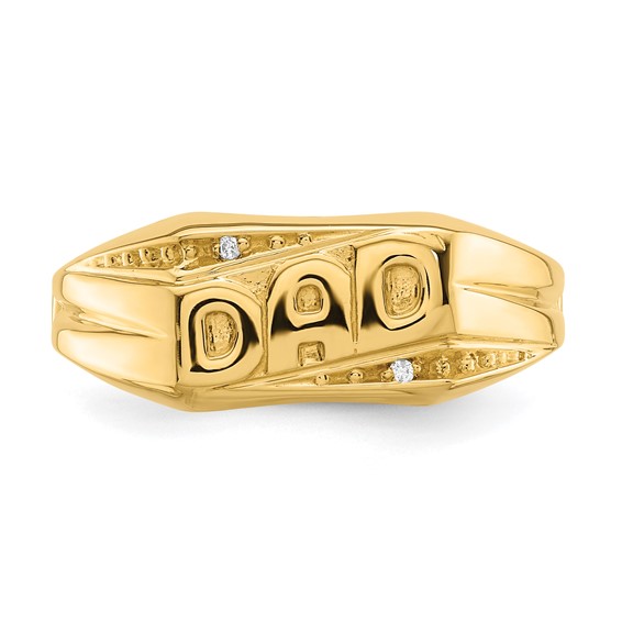 Men's Diamond 'DAD' Rings