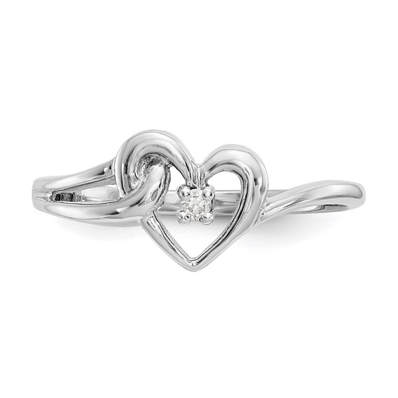 Diamond Heart Rings