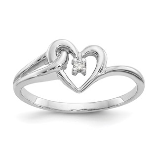 Diamond Heart Rings