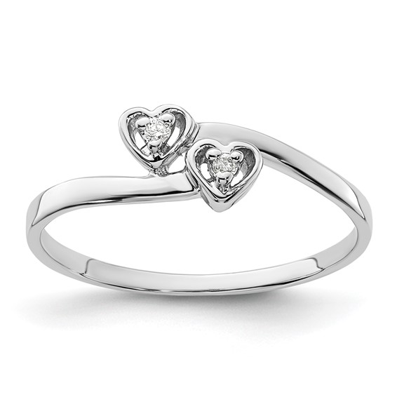 Diamond Heart Rings
