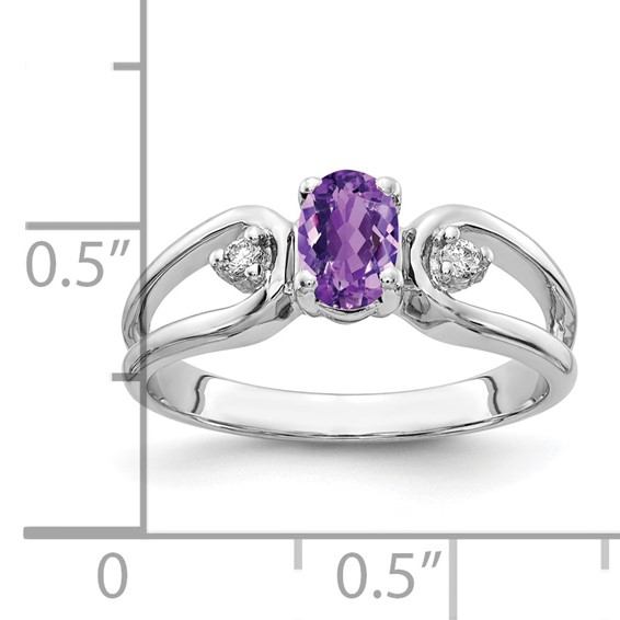 Oval Gemstone & Diamond Rings