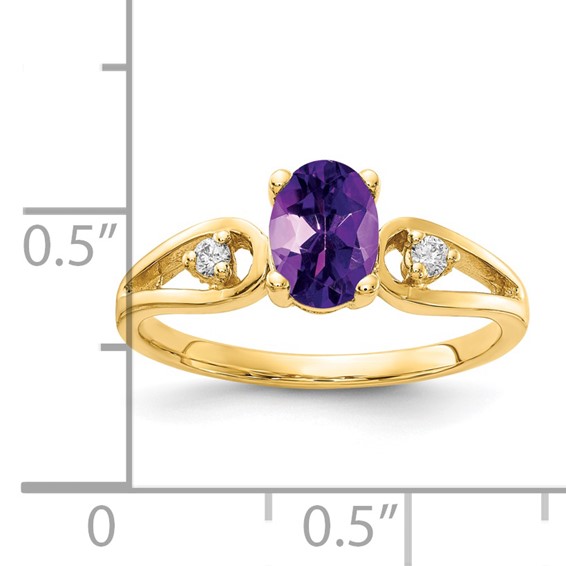 Oval Gemstone & Diamond rings