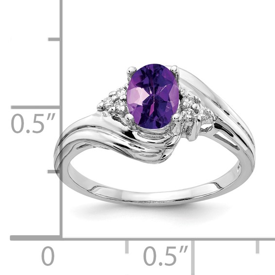 Oval Gemstone & Diamond Rings