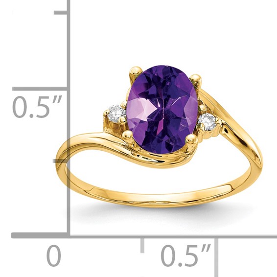 8x6mm Oval Gemstone Diamond Sings