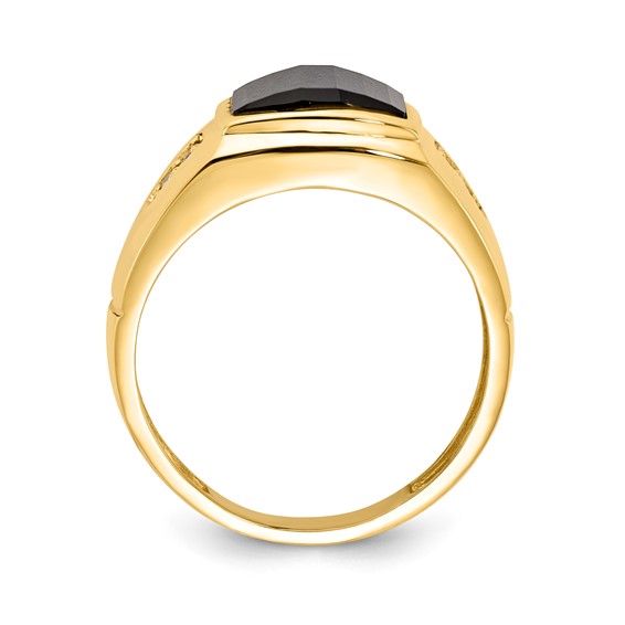 Men's Onyx & Diamond Rings