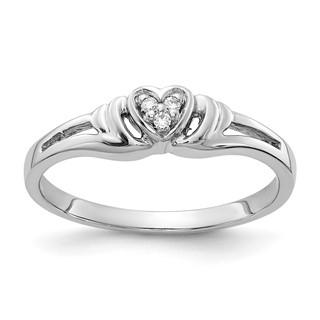 Diamond Heart Rings