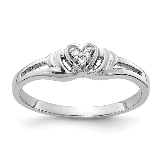Diamond Heart Rings