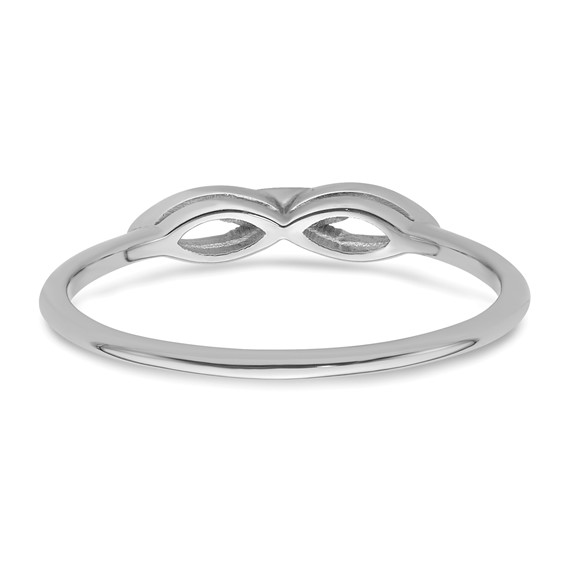 14k White Gold .01ct. Diamond Ring Mounting