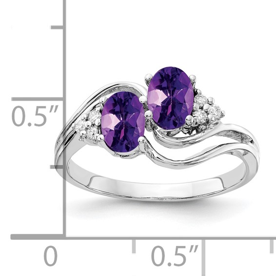 Oval Gemstone & Diamond Rings