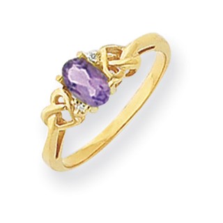 Oval Gemstone & Diamond Rings