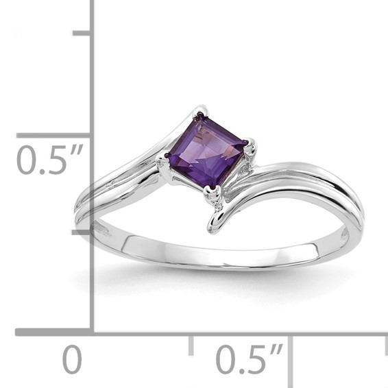 4mm Princess-cut Gemstone Rings