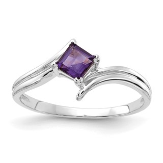 4mm Princess-cut Gemstone Rings