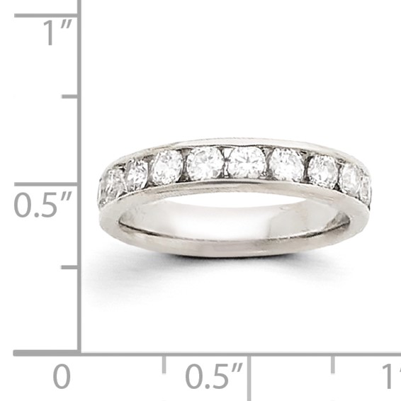 14k White Gold AA Diamond Ring