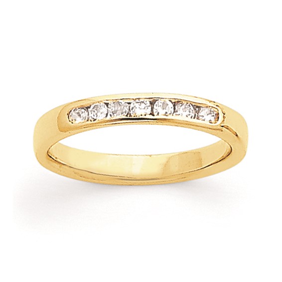 14k AA Diamond Ring