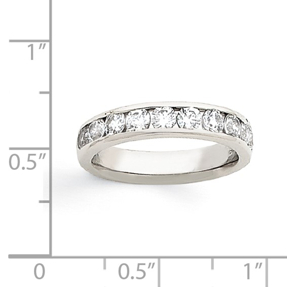 14k White Gold AA Diamond Ring