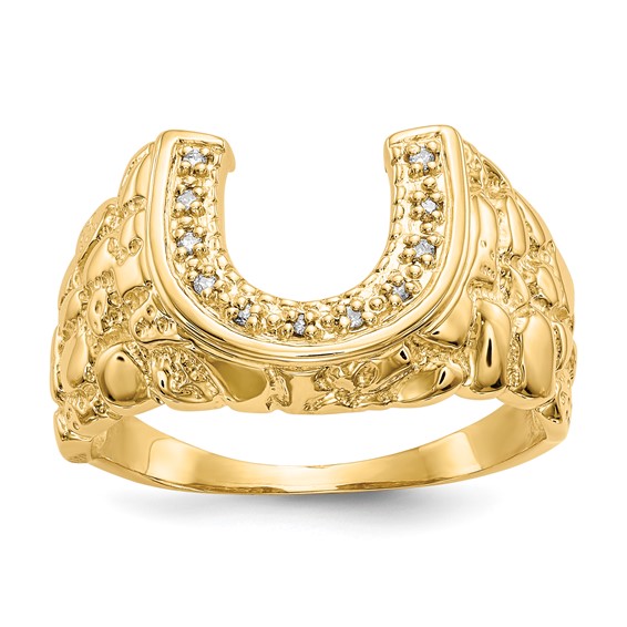 Gold Mens Diamond Rings