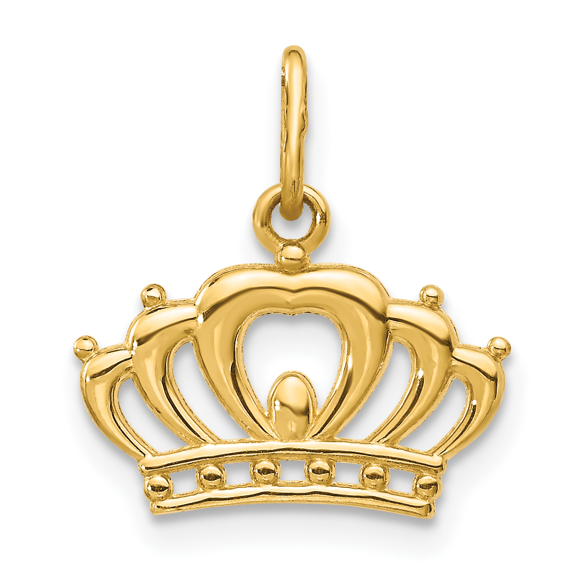 14k Crown Charm (YC1036)