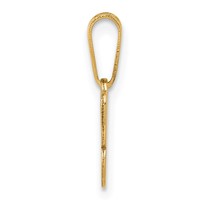 14K Yellow Gold Laser Cut Butterfly Charm view 2