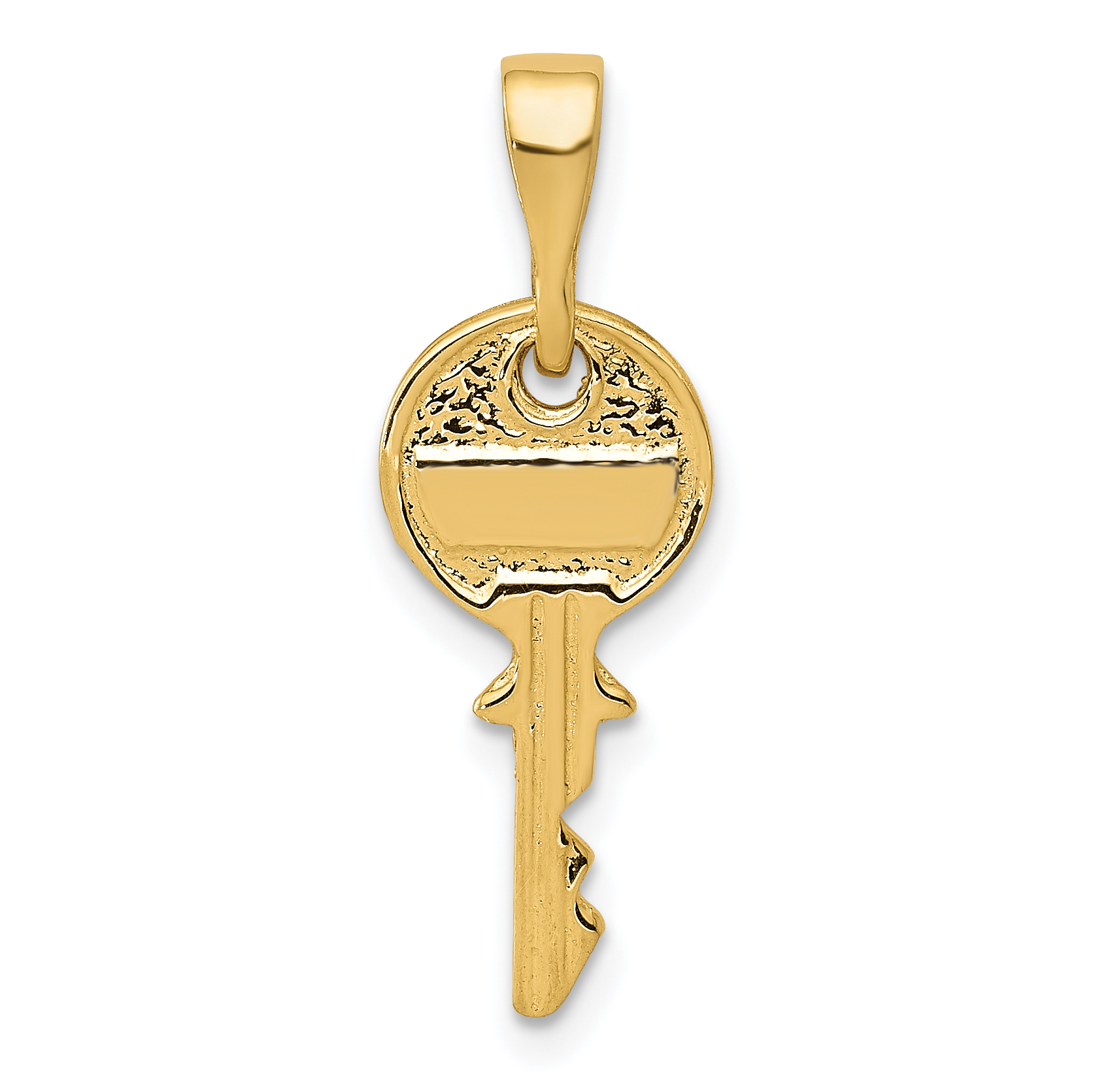 14K Polished Key Charm (YC1214)