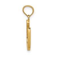 14K Yellow Gold Gold Polished Horseshoe Pendant view 2