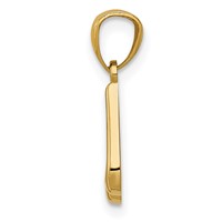 14K Yellow Gold Gold Polished Music Note Pendant view 2