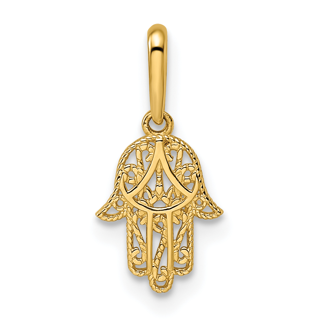 14k Hamsa Pendant (YC1502)