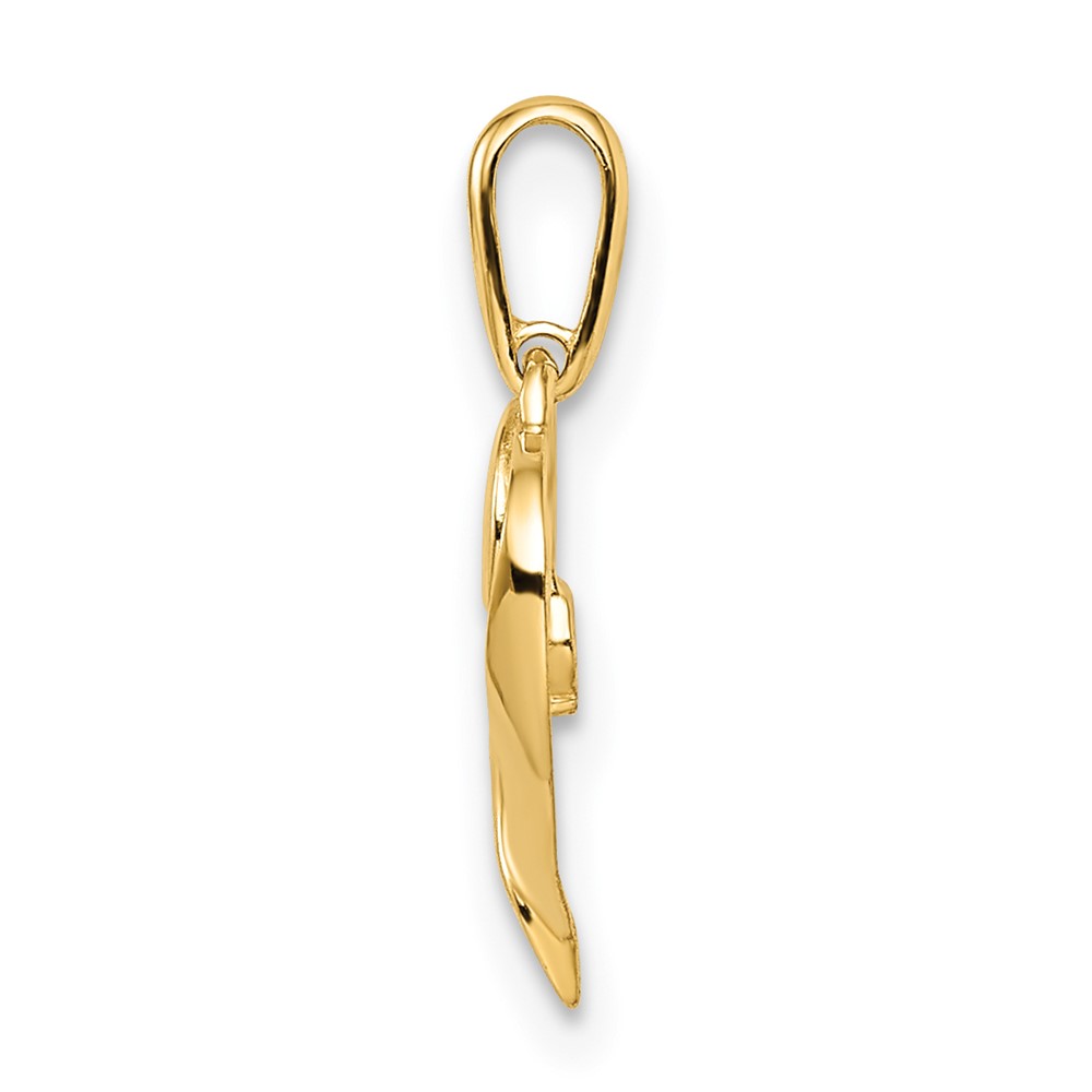 14k CZ Heart Pendant (YC1512)