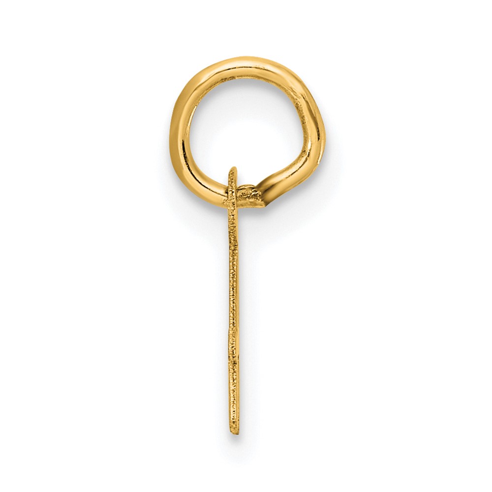 14K Small Script Letter A Initial Charm (YC1553A)