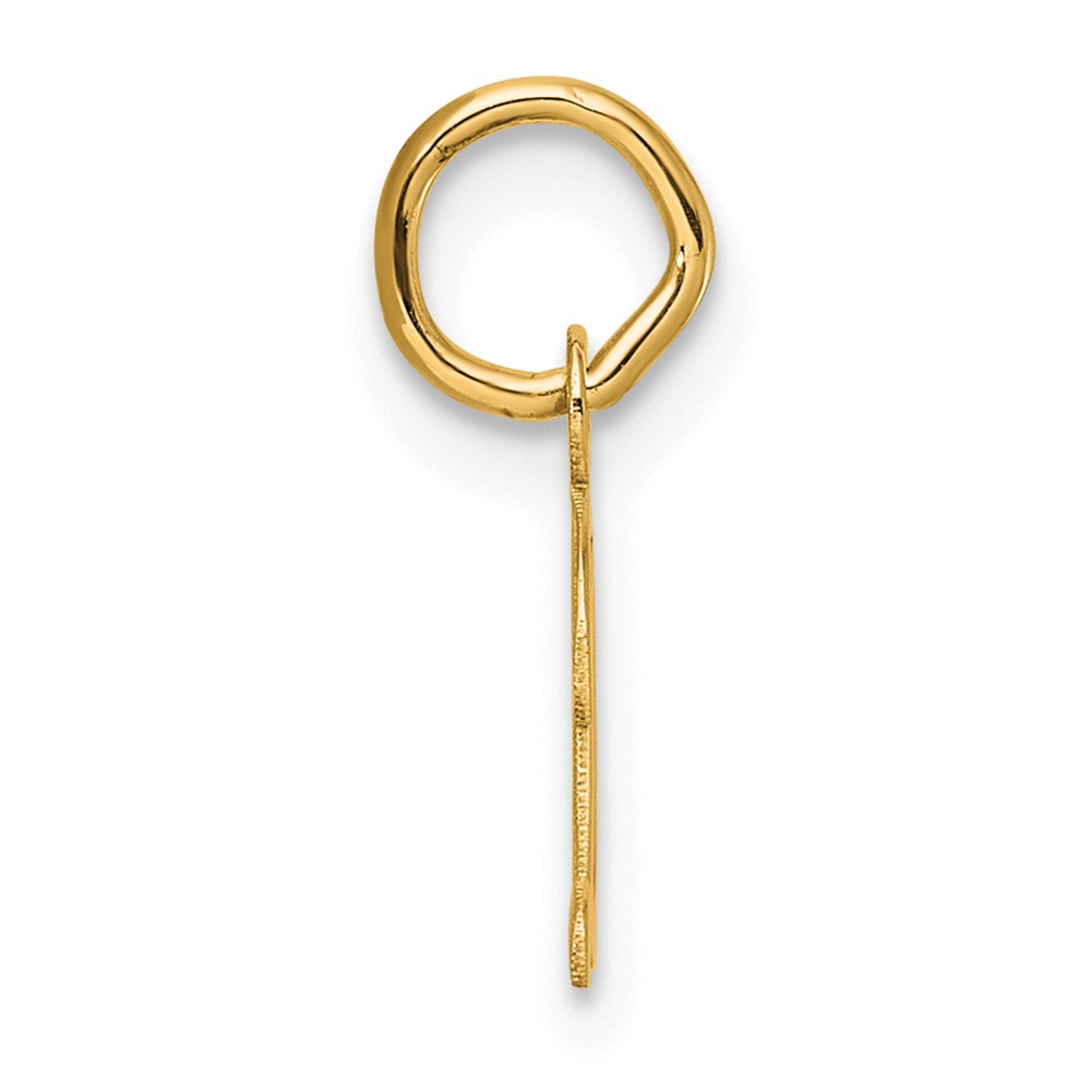 14K Small Script Letter D Initial Charm (YC1553D)