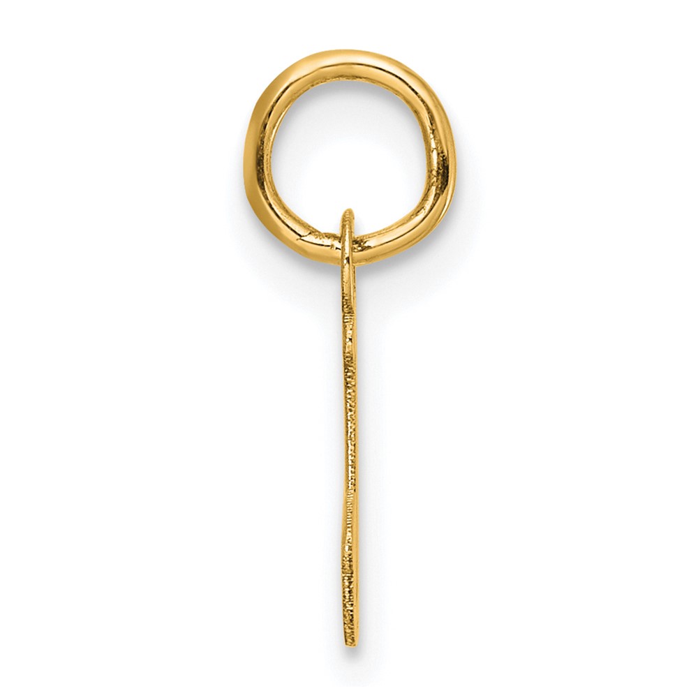 14K Small Script Letter J Initial Charm (YC1553J)
