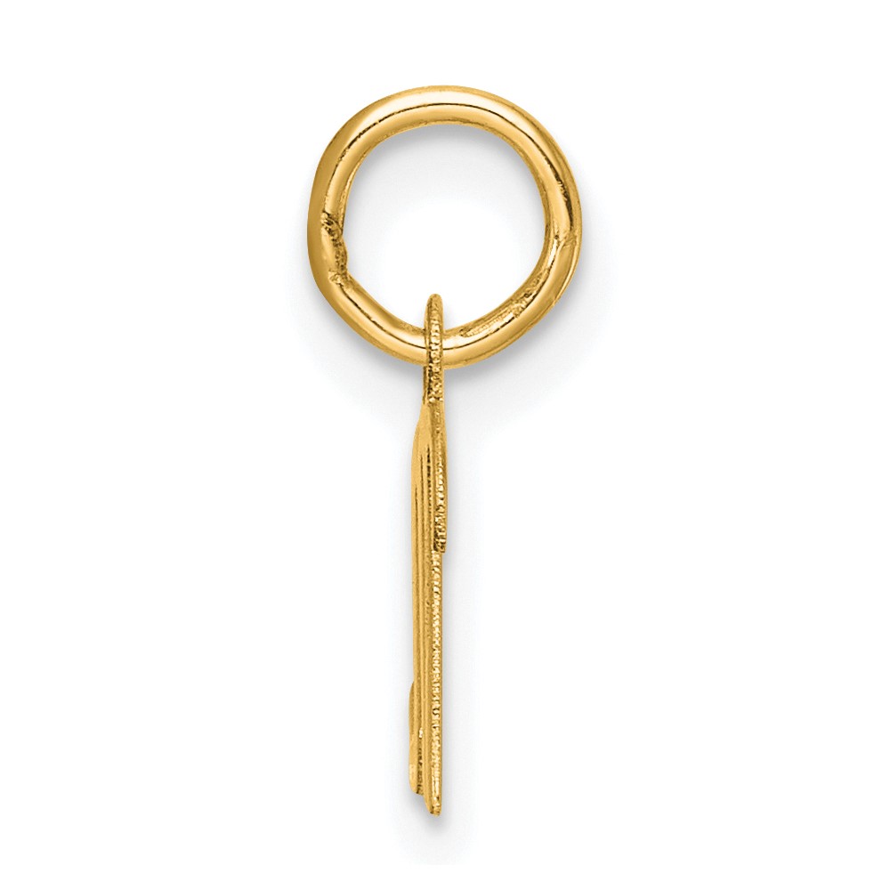 14K Small Script Letter M Initial Charm (YC1553M)