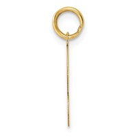 14K Yellow Gold Script Letter G Initial Charm view 2