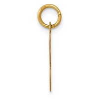 14K Yellow Gold Script Letter H Initial Charm view 2