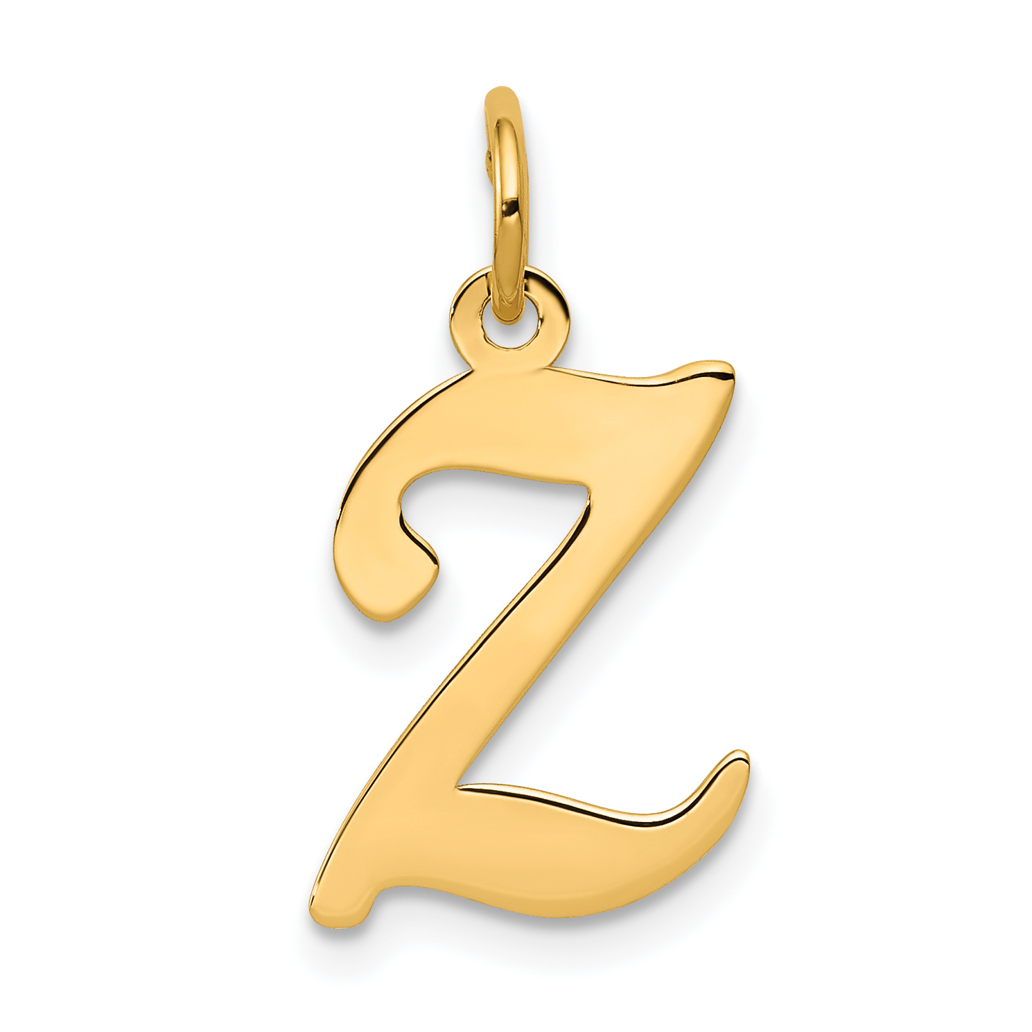 14KY Script Letter Z Initial Charm (YC248Z)