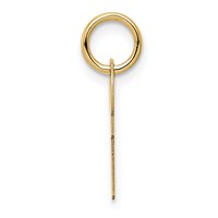 14K Polished Key Charm view 2
