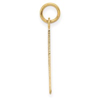 14K Yellow Gold Monday the First Day Engravable Calendar Pendant view 2